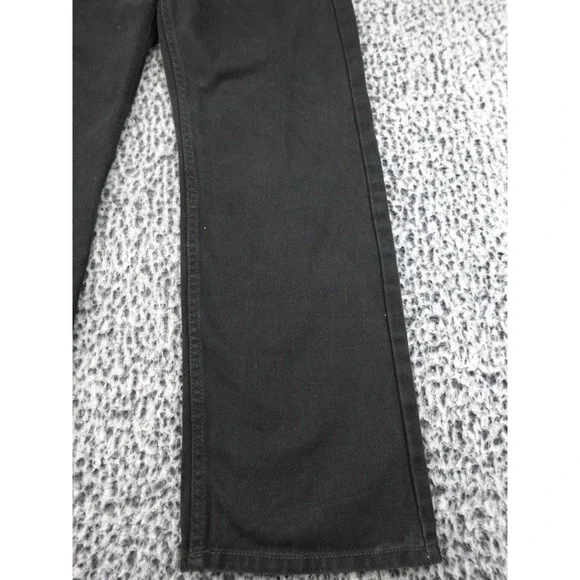 Levis 550 Relaxed Fit Tapered Leg Jeans Mens Black Denim 5-Pocket Pant 28x28 - Picture 4 of 14